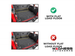 Jeep Wrangler JL Cargo Liner - Pro Line - Black - 4 Door (2018 - 2025)